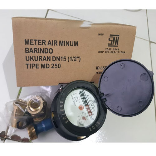 Water Meter Barindo Kuningan 1/2"